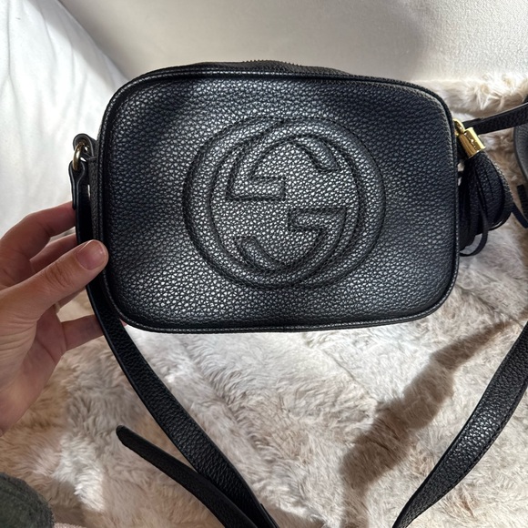 Gucci Soho Disco Black Leather Shoulder Bag - Picture 2 of 14